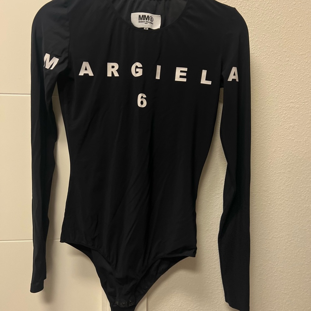 Maison Margiela 6 Black Bodysuit
